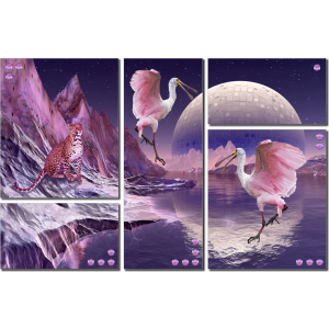 Модульная картина Вождь пеликанов