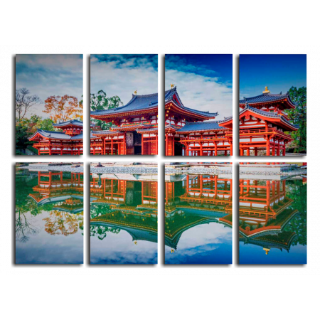 Модульная картина Архитектура Киото
