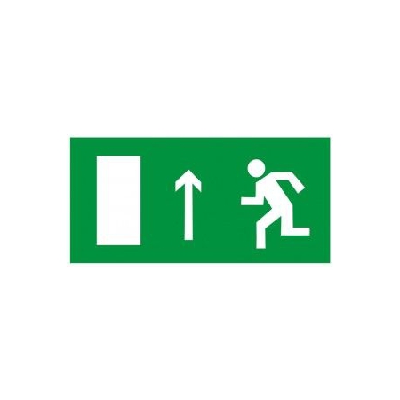 Знак Е 12 Направление к эвакуационному выходу прямо